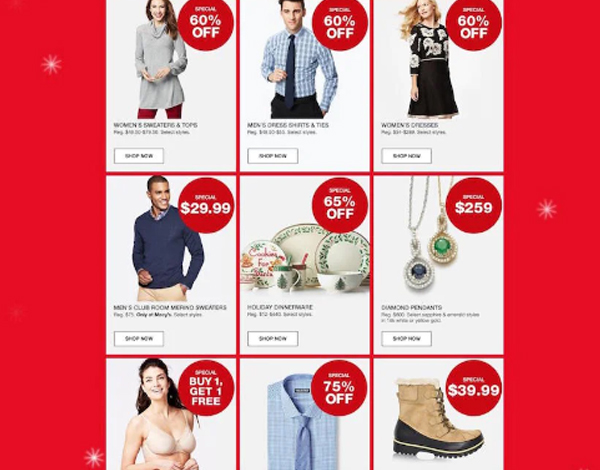 Creează o pagină exclusivă cu oferte de Crăciun