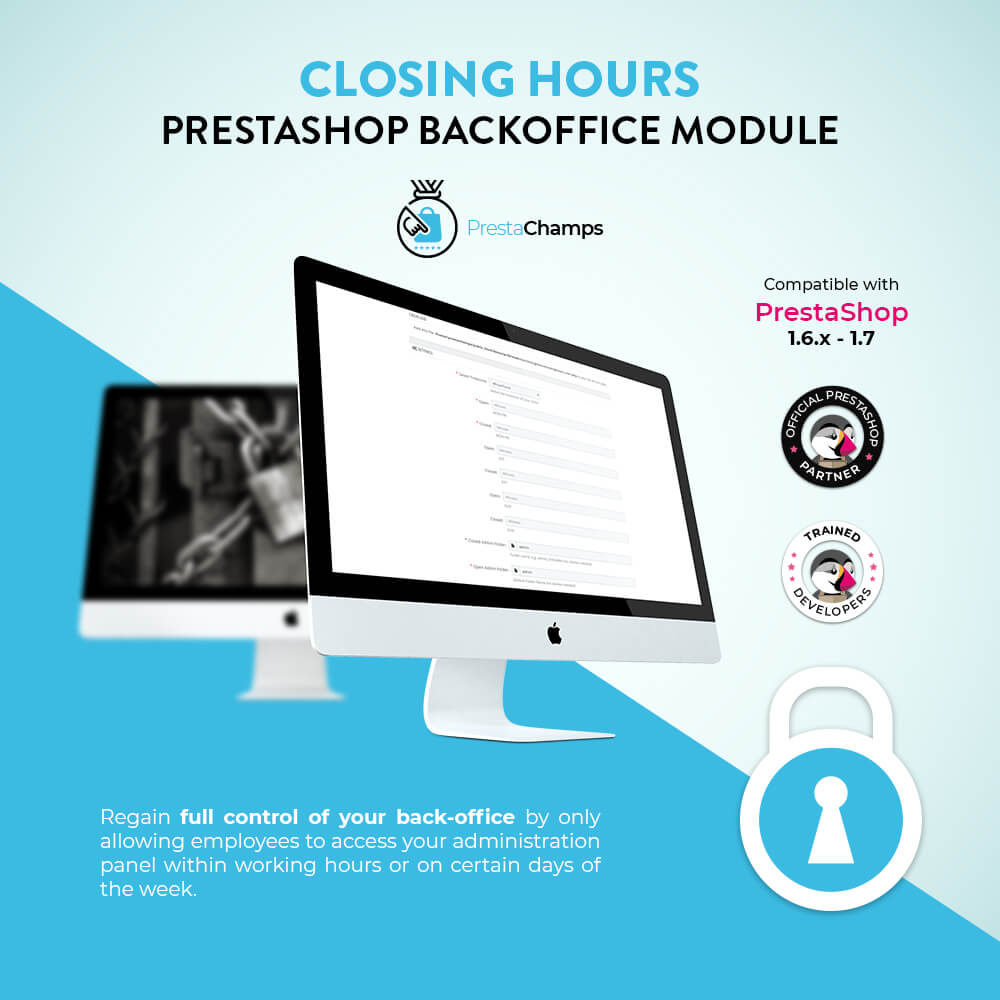 Full control of your back-office
