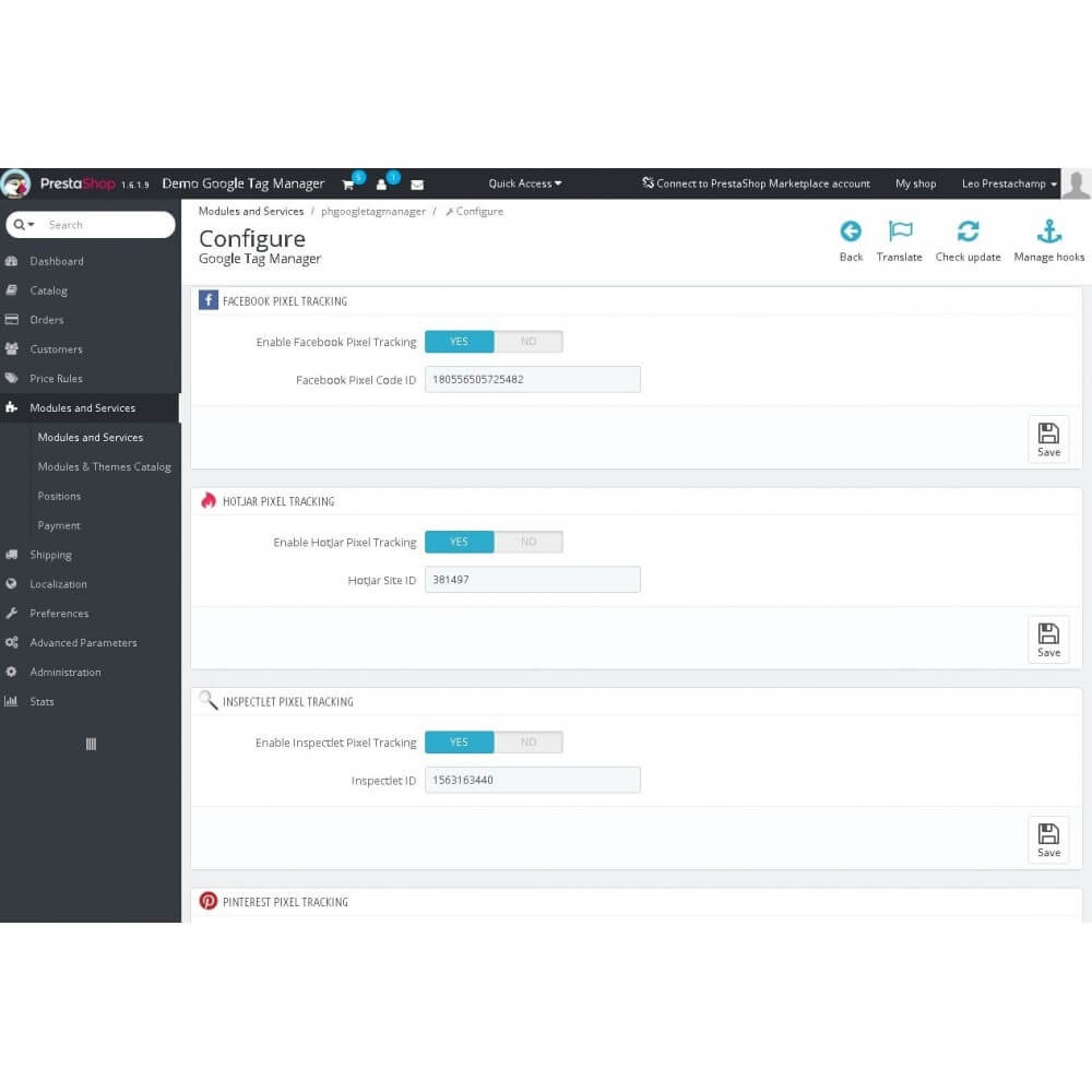 Google Tag Manager Configure