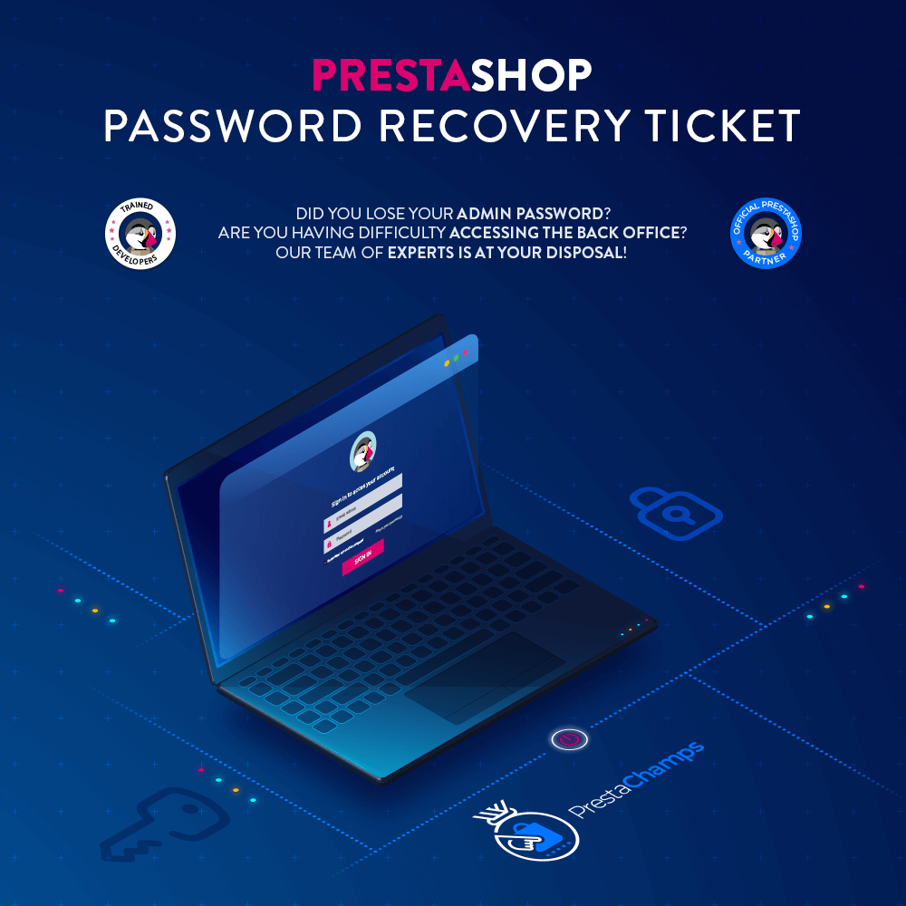 Did you lose your admin password? Our team of experts is at your disposal!
