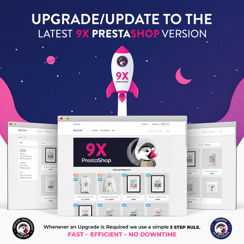 Actualizare la PrestaShop 9.2